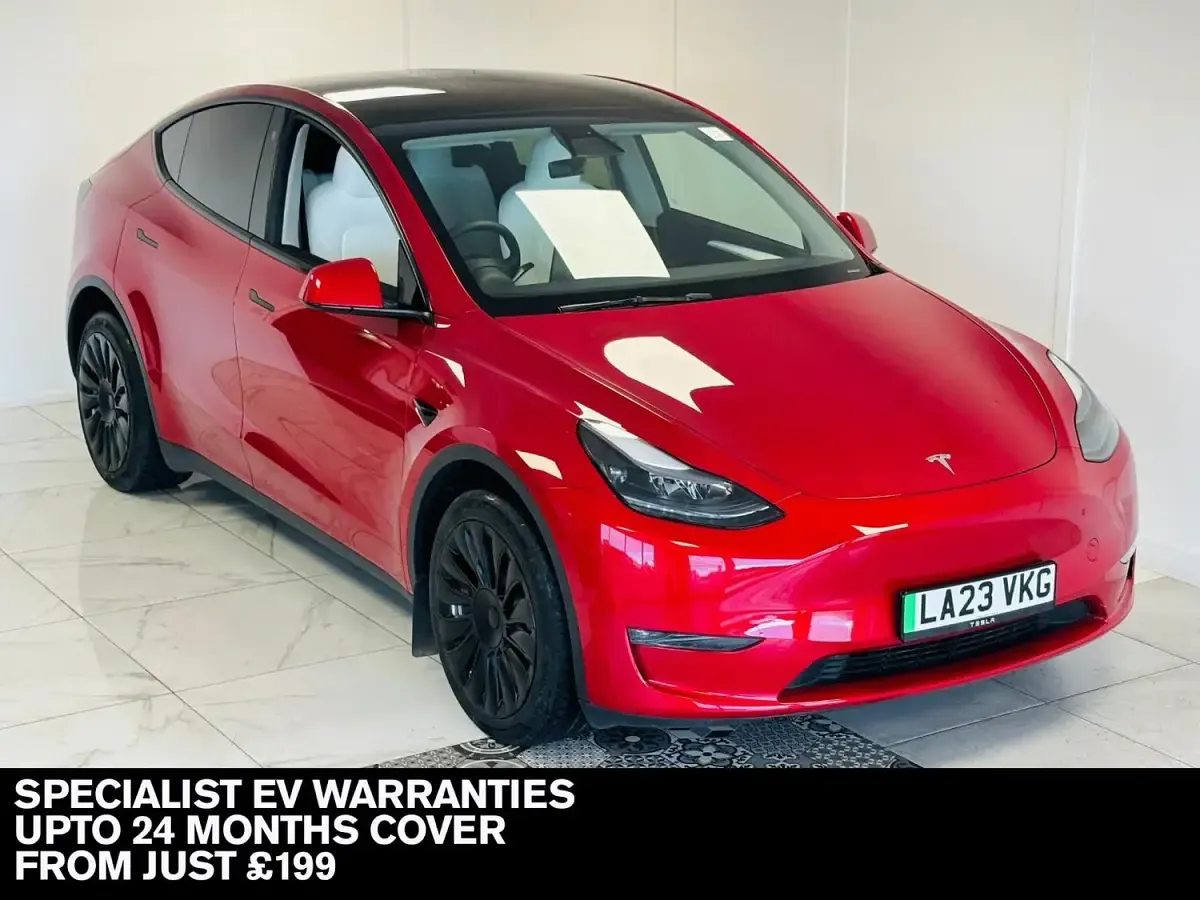 Used Tesla Model Y Long Range AWD 378 kW (514 HP) 2023 Red SUV