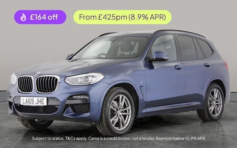 Blue Used 2019 BMW X3 M Sport SUV | £25,154 (Super price) - Image 1/3