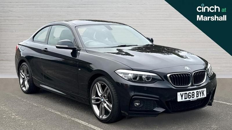 Black Used 2018 BMW 220 M Sport Coupe | £14,985 (Fair price) - Image 1/4