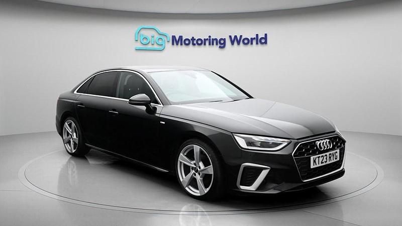Used Audi A4 S-Line 163 HP (119 kW) 2023 Black Sedan