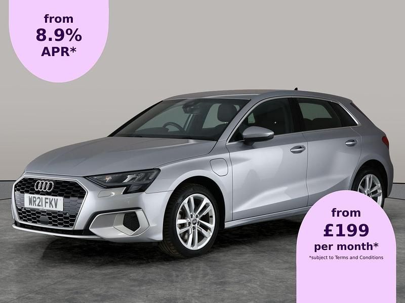 Silver Used 2021 Audi A3 e-tron Sport Hatchback | £15,377 (Good price) - Image 1/1