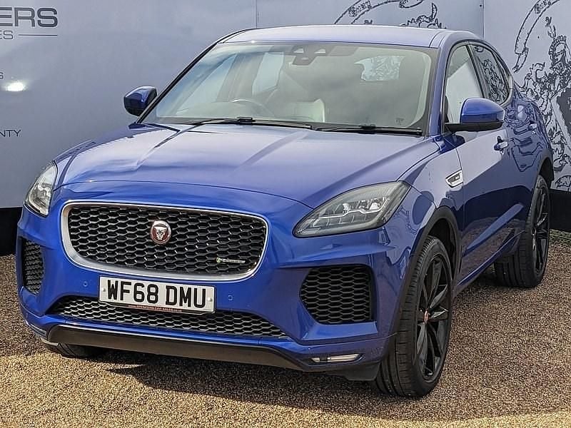 Begagnad Jaguar E-Pace R-Dynamic 180 HK (132 kW) 2018 Blå SUV