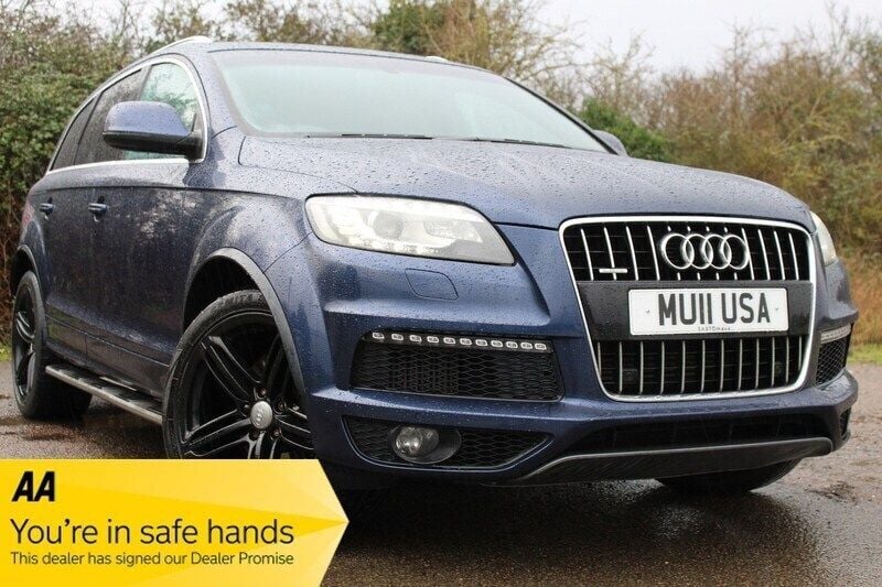 Blue Used 2011 Audi Q7 S-Line SUV | £7,990 (Fair price) - Image 1/3