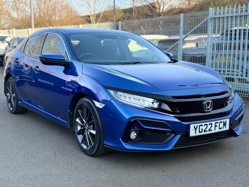 Used Honda Civic SR 126 HP (92 kW) 2022 Blue Hatchback