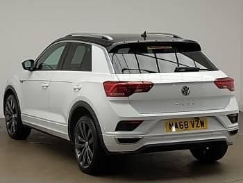 Używany VW T-Roc R-line 150 KM (110 kW) 2018 Biały SUV