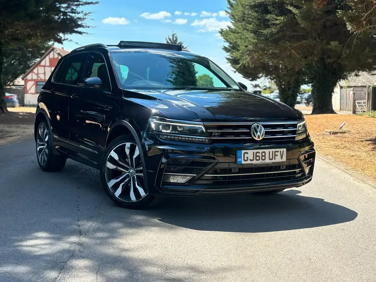 Used VW Tiguan R-line 150 HP (110 kW) 2018 Black SUV