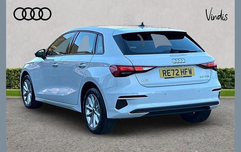 Begagnad Audi A3 108 HK (79 kW) 2022 Vit Sedan