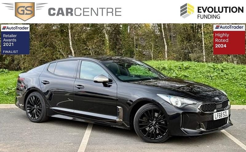 Black Used 2018 Kia Stinger GT-Line Hatchback | £16,500 (Good price) - Image 1/4