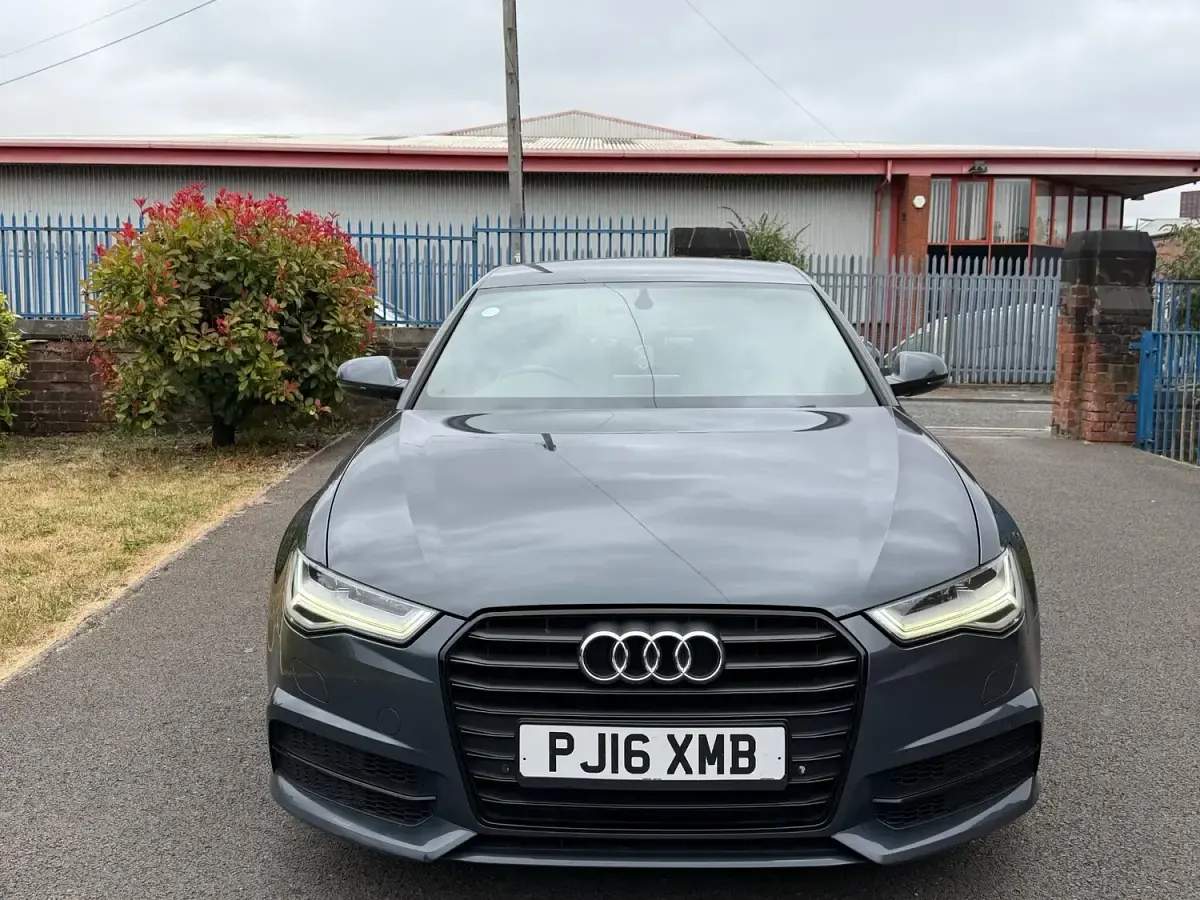 Used Audi A6 Black Edition 272 HP (200 kW) 2016 Blue Sedan