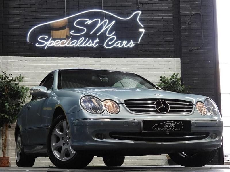 Used Mercedes CLK240 Elegance 170 HP (125 kW) 2003 Blue Cabriolet
