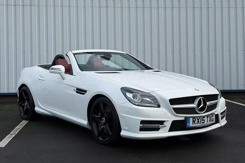White Used 2015 Mercedes SLK250 AMG Cabriolet | £9,490 (Fair price) - Image 1/1