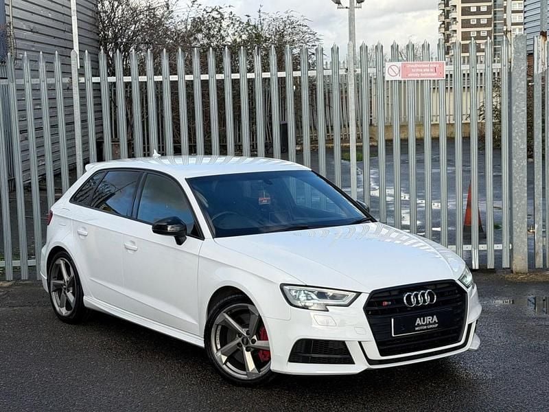 Used Audi S3 Sportback Black Edition 2018 White Hatchback