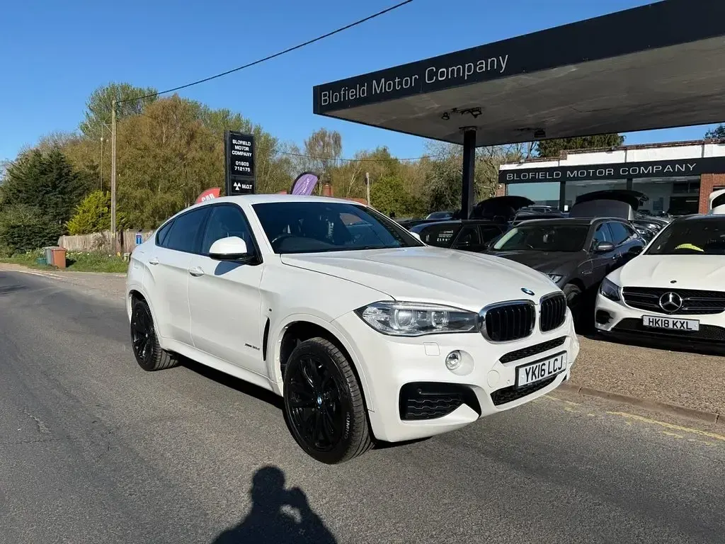 Used BMW X6 M Sport 313 HP (230 kW) 2016 White SUV