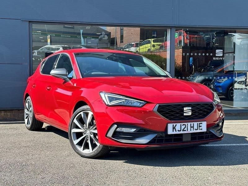 Red Used 2021 Seat Leon FR Sport Hatchback | £17,495 (Fair price) - Image 1/4