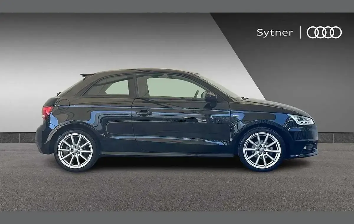 Used Audi A1 S-Line 94 HP (69 kW) 2018 Black Hatchback