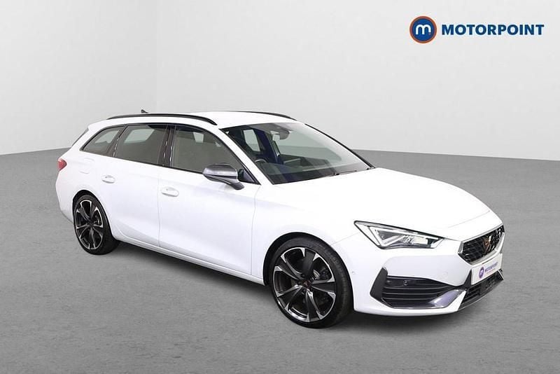 White Used 2023 Cupra Leon VZ2 Estate | £22,999 (Fair price) - Image 1/4