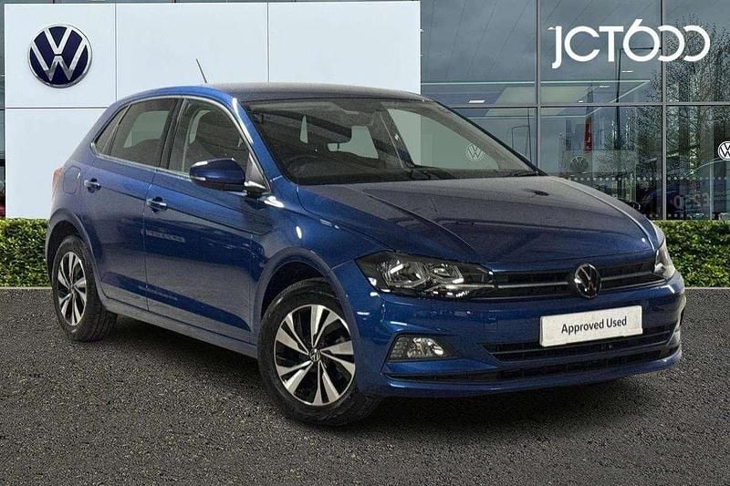 Blue Used 2021 VW Polo Match Hatchback | £16,088 (Fair price) - Image 1/4