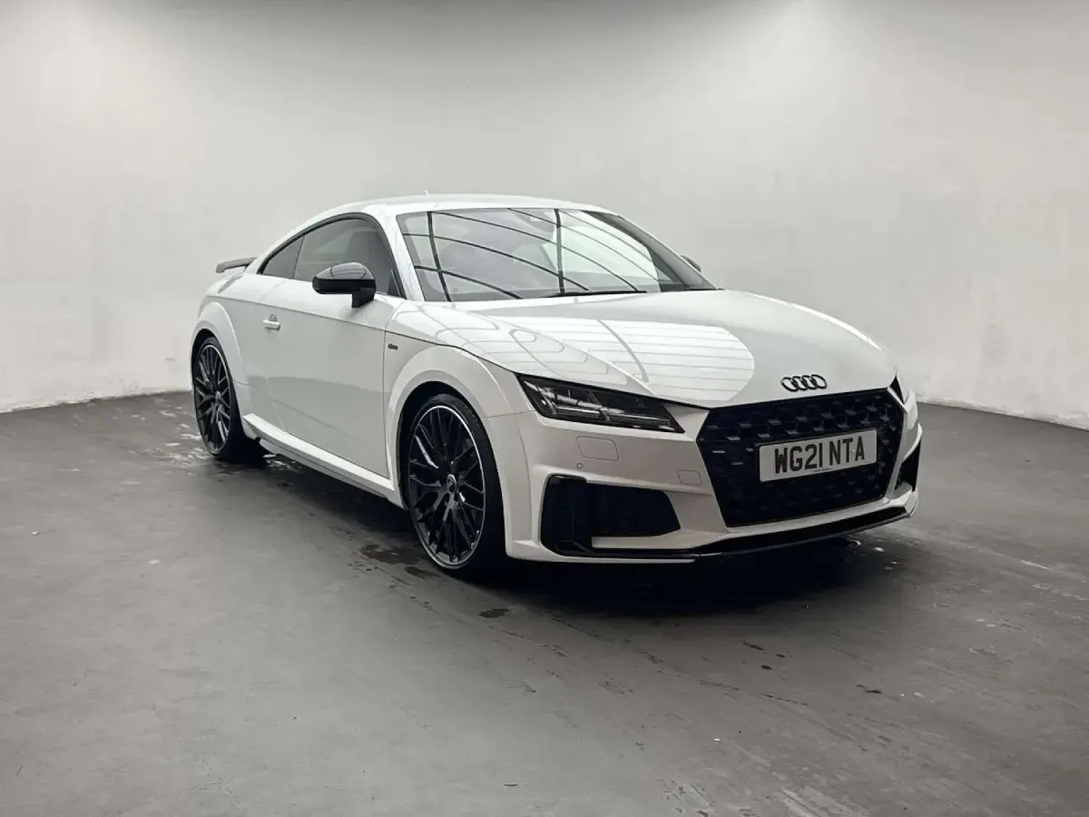 Used Audi TT Black Edition 245 HP (180 kW) 2021 White Coupe