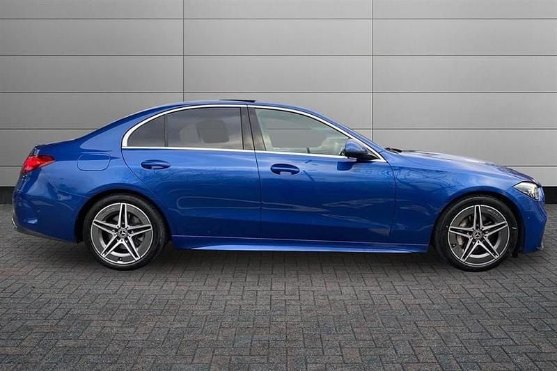Used Mercedes C200 AMG line 204 HP (150 kW) 2024 Spectral blue Sedan