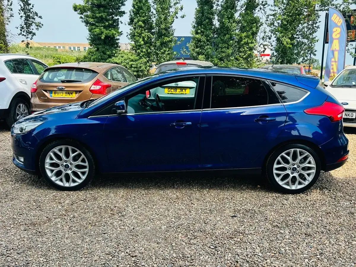 Used Ford Focus Titanium X 2017 Blue Hatchback