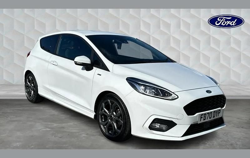Usado Ford Fiesta ST-Line 155 HP (114 kW) 2020 Branco Citadino