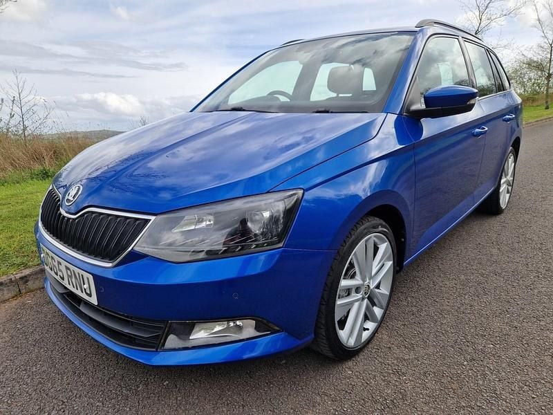 Used Skoda Fabia SE L 110 HP (80 kW) 2015 Blue Estate