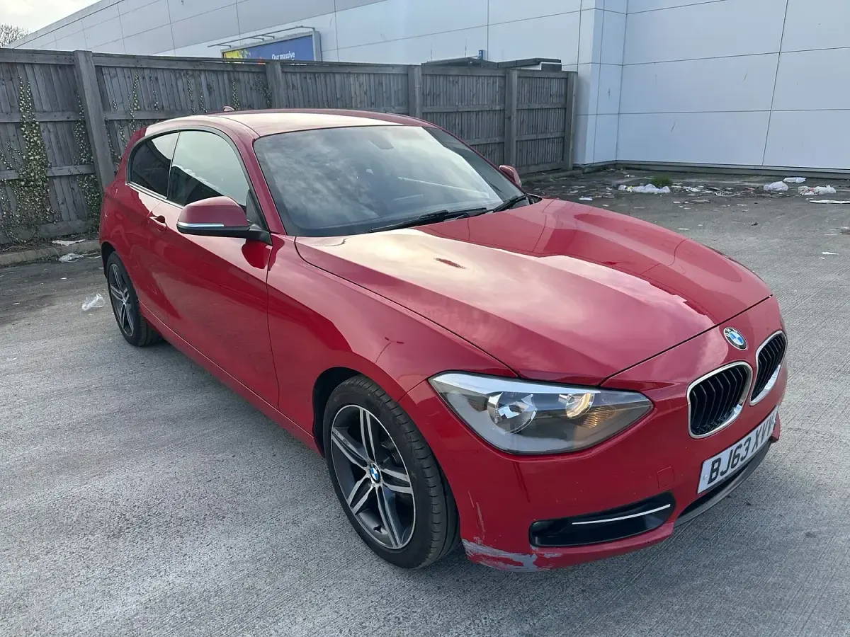 Used BMW 116 Sport Line 136 HP (100 kW) 2013 Red Hatchback