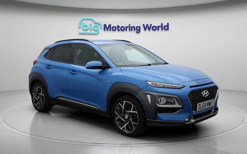 Used Hyundai Kona Premium SE 141 HP (103 kW) 2019 Blue SUV