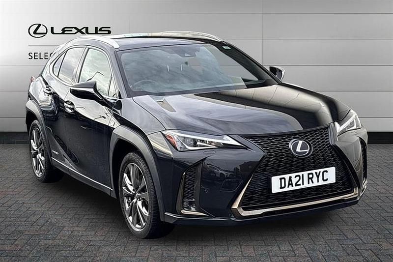 Black Used 2021 Lexus UX 250h Sport Line SUV | £22,479 (Fair price) - Image 1/3