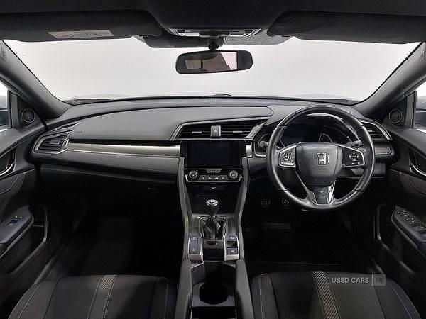 Used Honda Civic SR 2021 White Hatchback