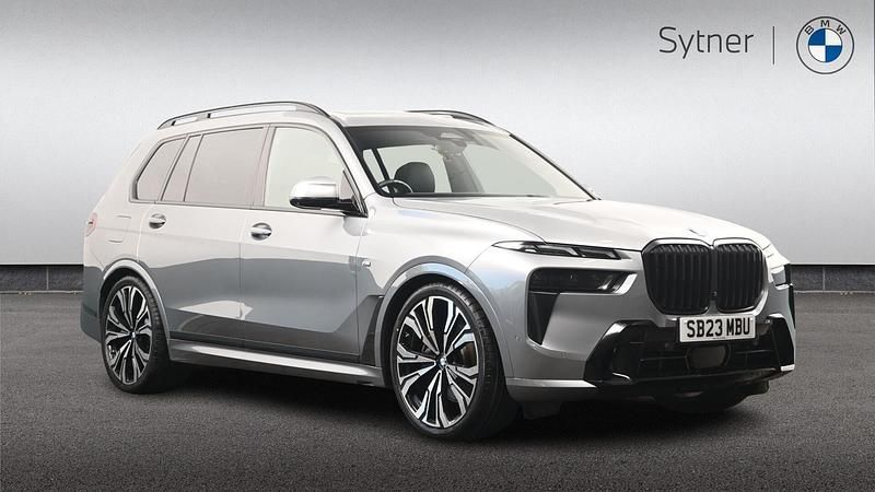 Grey Used 2023 BMW X7 M Sport SUV | £68,500 (Fair price) - Image 1/4
