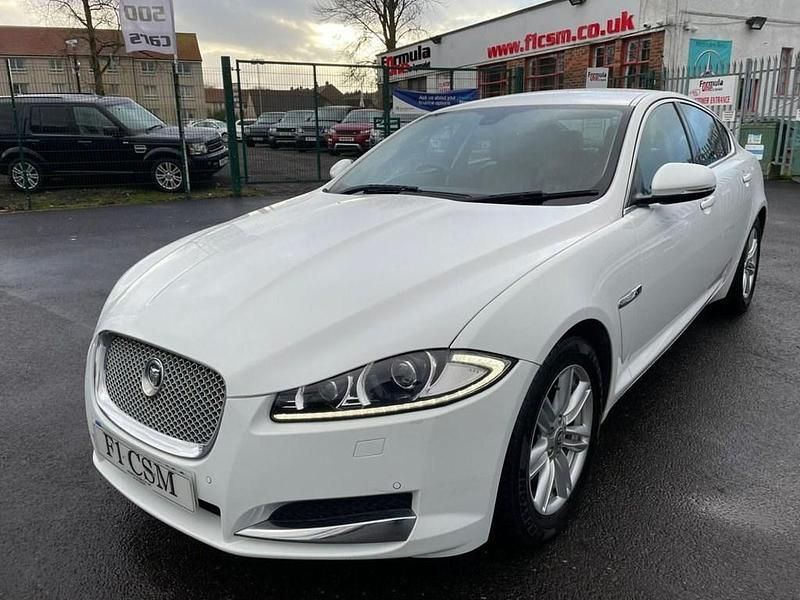 White Used 2013 Jaguar XF Luxury Sedan | £6,995 (Fair price) - Image 1/4