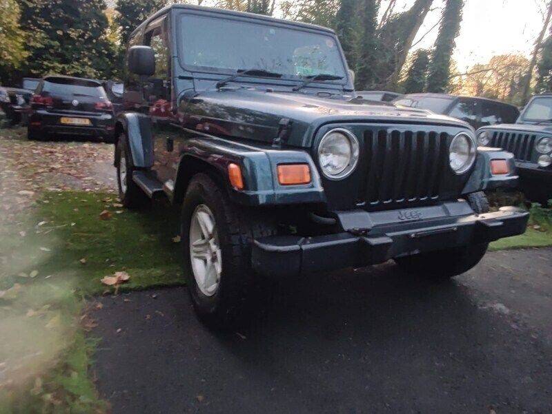 Green Used 2022 Jeep Wrangler Sahara SUV | £11,295 - Image 1/4