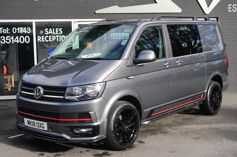 Used VW T6 Highline 150 HP (110 kW) 2018 Grey Van