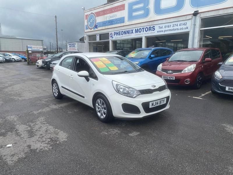 Used Kia Rio 2014 White Hatchback