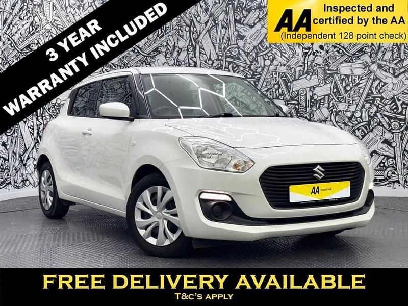 White Used 2020 Suzuki Swift SZ3 Hatchback | £9,895 (Good price) - Image 1/2