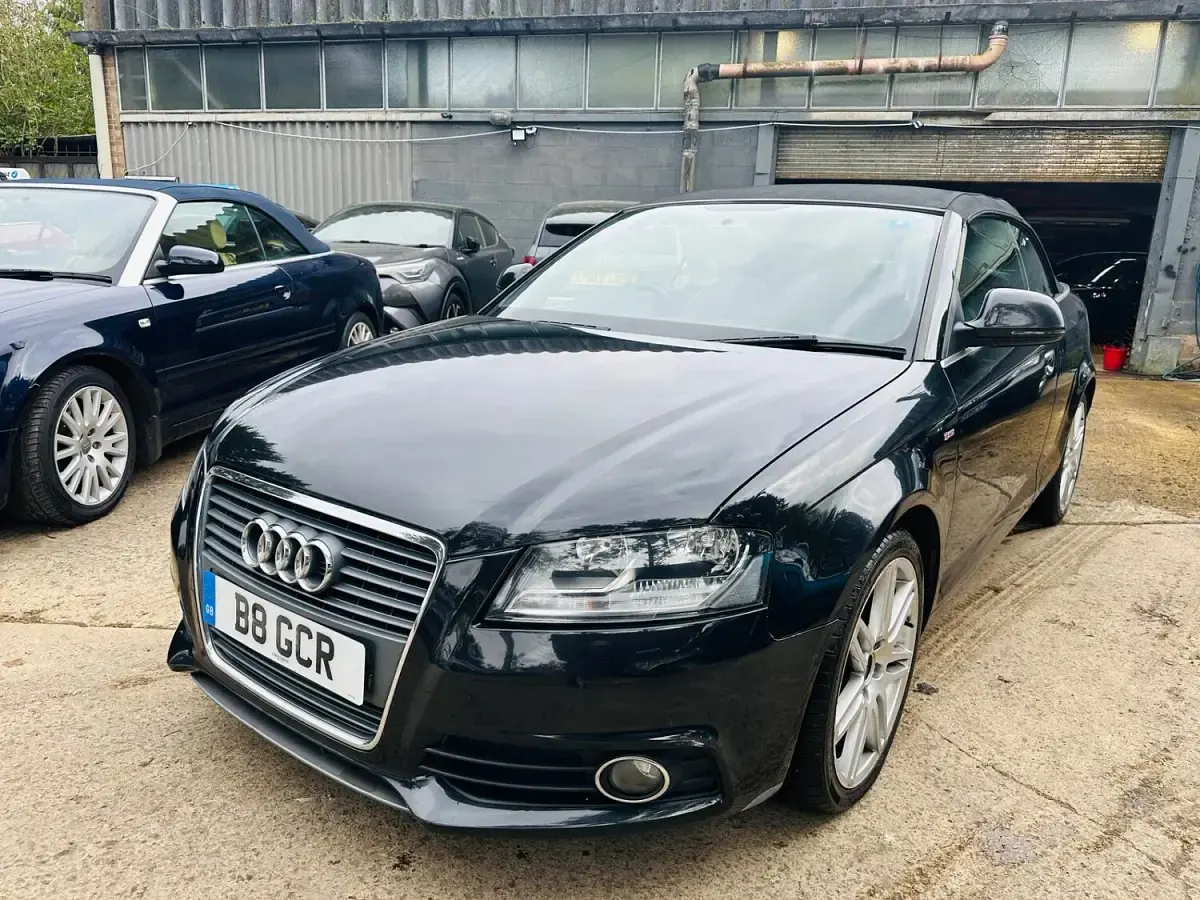 Used Audi A3 Cabriolet S-Line 2010 Black Cabriolet