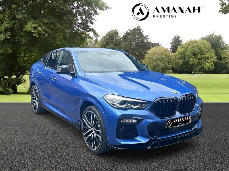 Blue Used 2020 BMW X6 M Sport SUV | £42,990 (Expensive) - Image 1/4