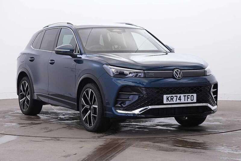Blue New 2024 VW Tiguan R-line SUV | £36,889 (A bit pricey) - Image 1/4