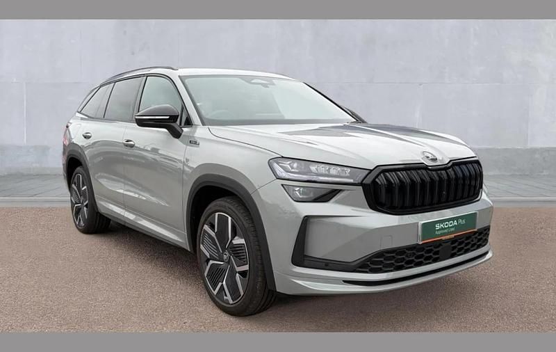 Grey New 2025 Skoda Kodiaq SportLine SUV | £43,750 - Image 1/4