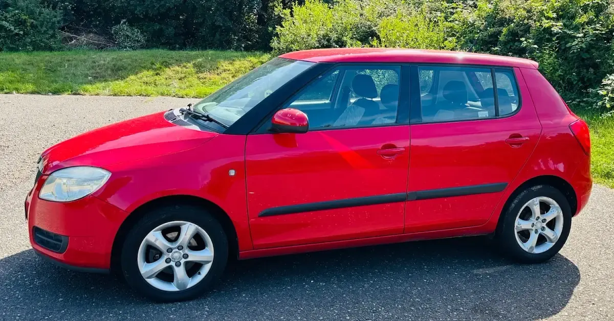 Used Skoda Fabia 105 HP (77 kW) 2007 Red Hatchback