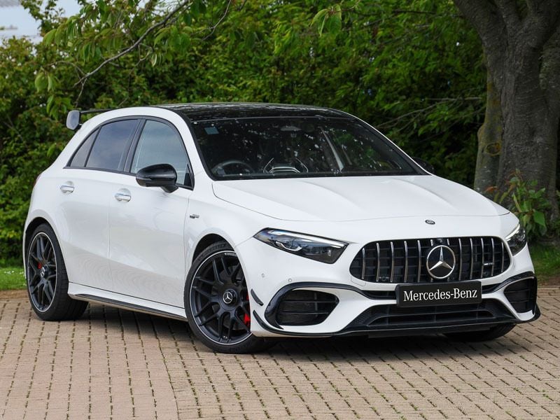 Used Mercedes A45 AMG 421 HP (309 kW) 2023 White Sedan