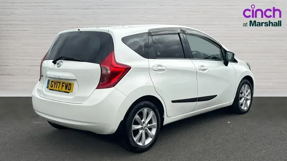 Used Nissan Note S 98 HP (72 kW) 2017 White Hatchback