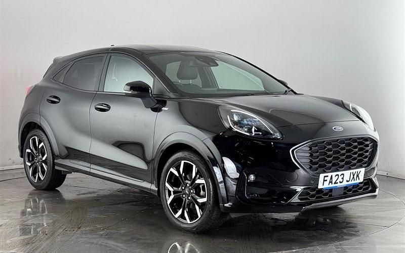 Black Used 2023 Ford Puma ST-Line X Hatchback | £15,750 (Fair price) - Image 1/3