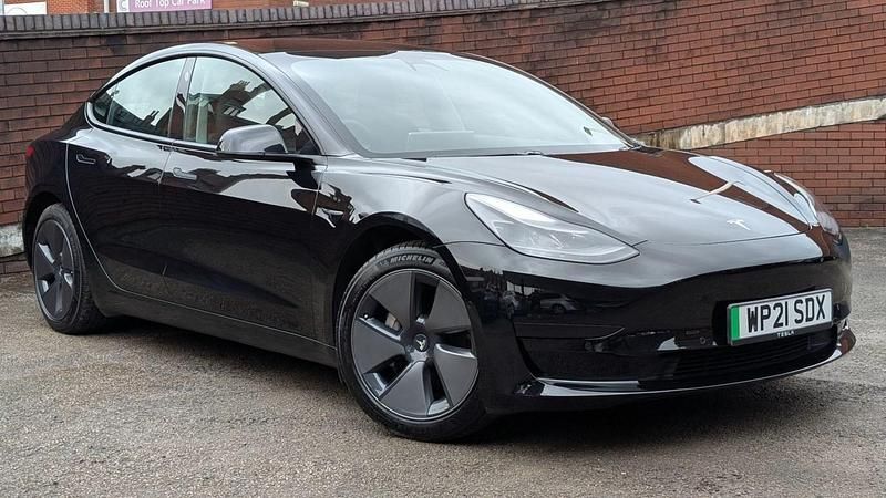 Used Tesla Model 3 Standard Range 52 kW (72 HP) 2021 Black Sedan
