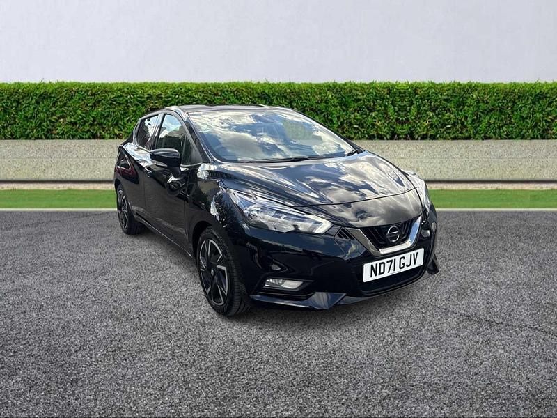 Black Used 2021 Nissan Micra Acenta Hatchback | £9,499 (Fair price) - Image 1/4