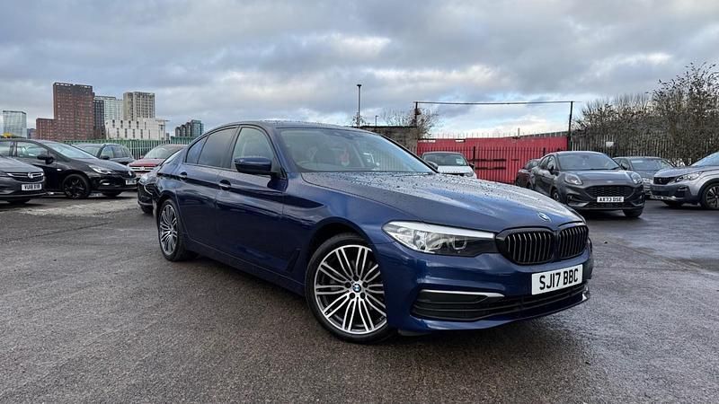 Used BMW 520 2017 Blue Sedan