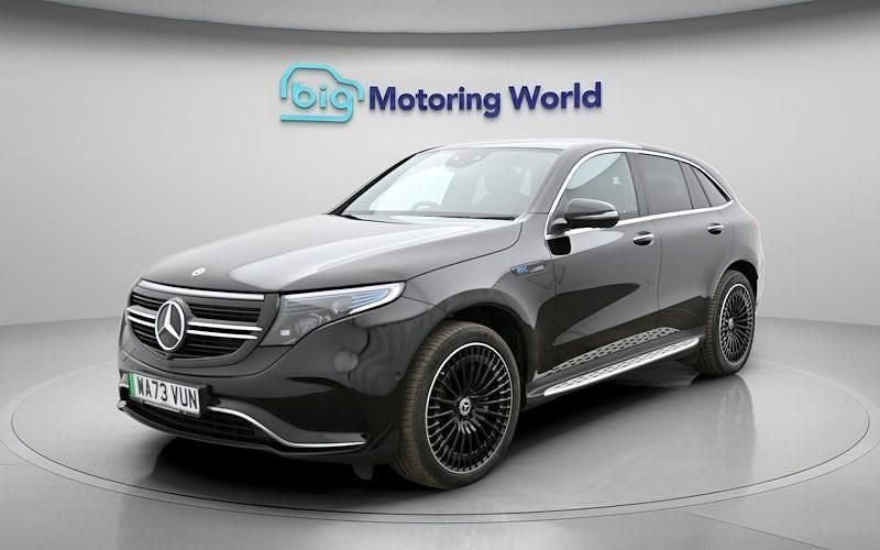 Used Mercedes EQC400 AMG line 300 kW (408 HP) 2023 Black SUV