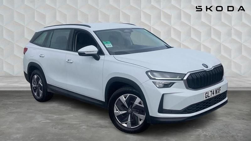 Used Skoda Kodiaq SE 147 HP (108 kW) 2024 Moon white metallic SUV