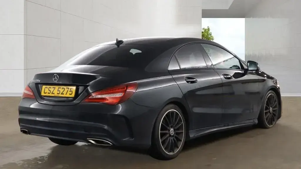 Used Mercedes CLA220 AMG line 2018 Black Coupe